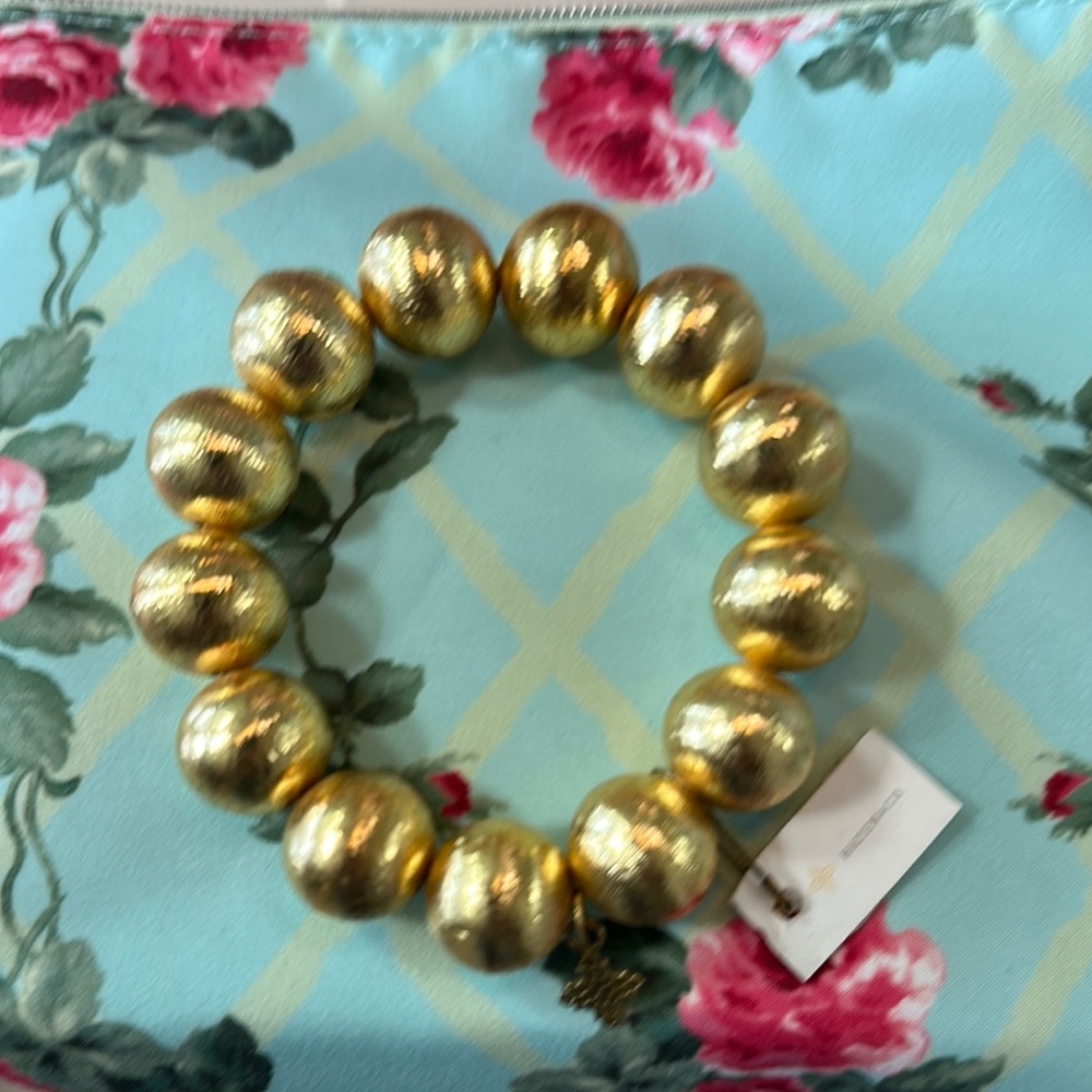 Gold Beaded Bracelet